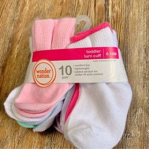 NWT - 10 Pack “Toddler” Socks